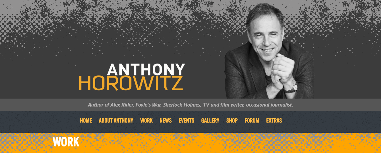 Anthony Horowitz honlapja