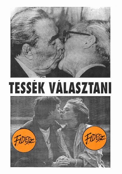 Fidesz-plakát, Tessék választani, rendszerváltás