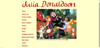 Julia Donaldson honlapja