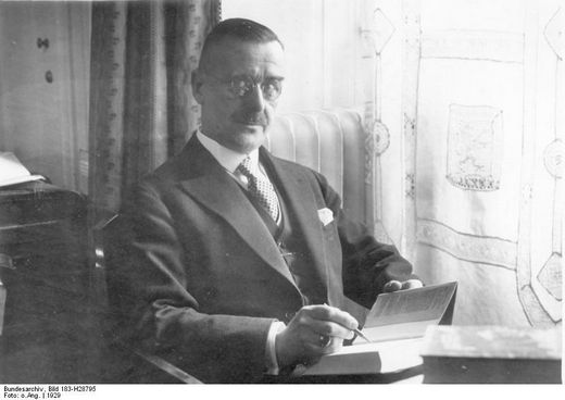 Thomas Mann 1929-ben; forrás: wikipedia