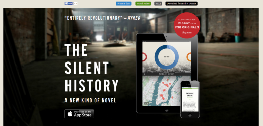 The SIlent History honlapja