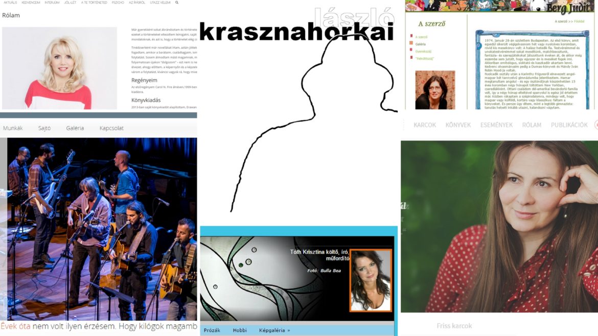Magyar írói honlapok